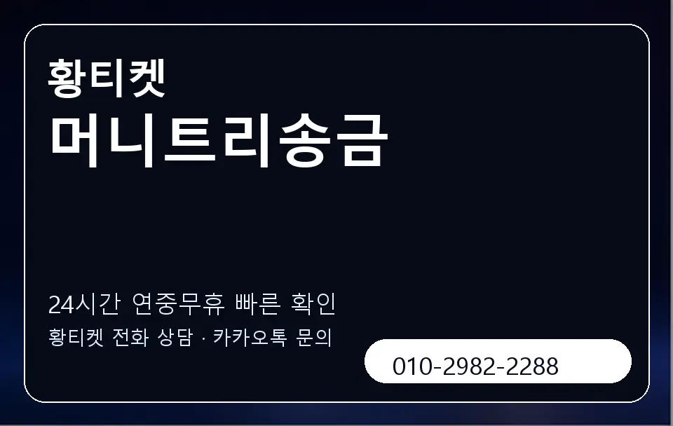 머니트리송금 황티켓 캐러셀 2