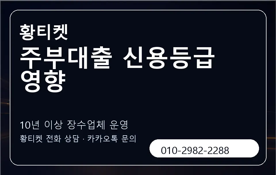 주부대출 신용등급 영향 황티켓 캐러셀 5