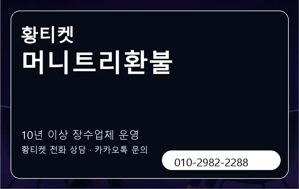 머니트리환불 황티켓 캐러셀 5