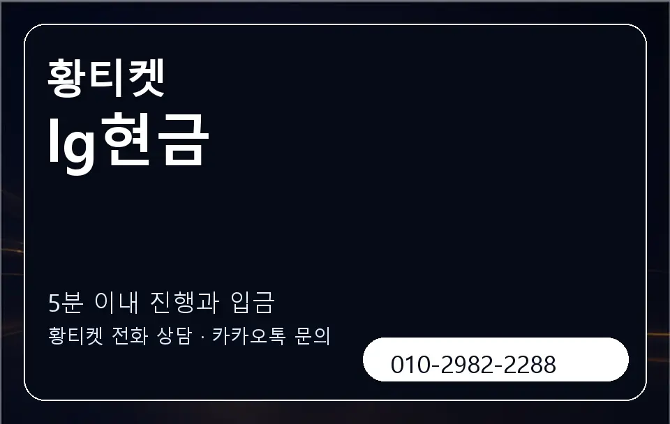 lg현금 황티켓 캐러셀 6