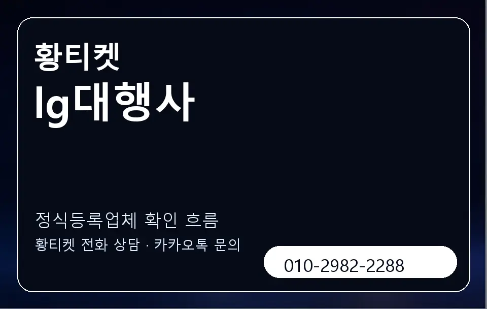 lg대행사 황티켓 캐러셀 4