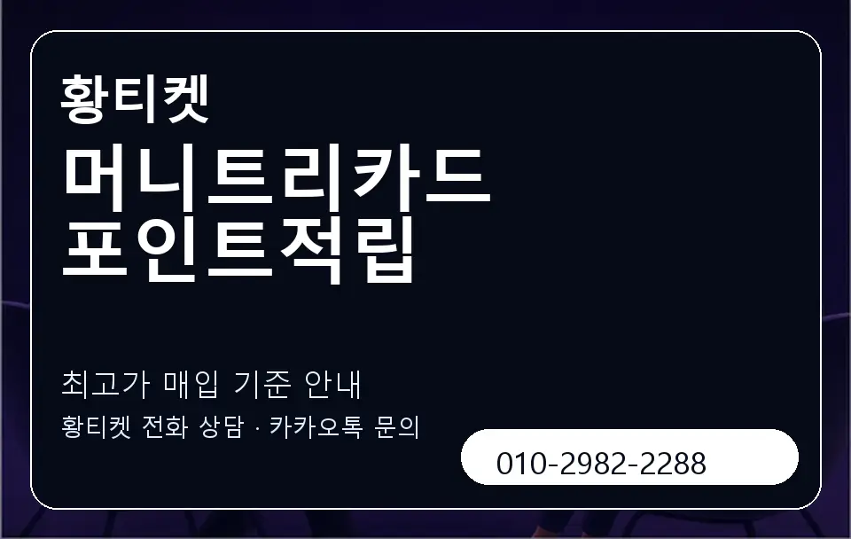 머니트리카드 포인트적립 황티켓 캐러셀 3