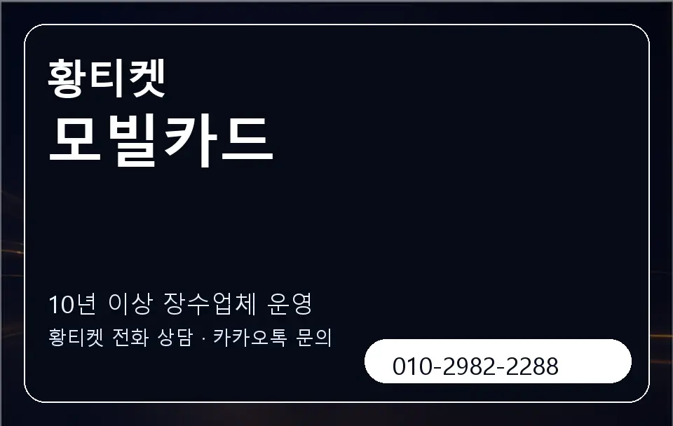 모빌카드 황티켓 캐러셀 5