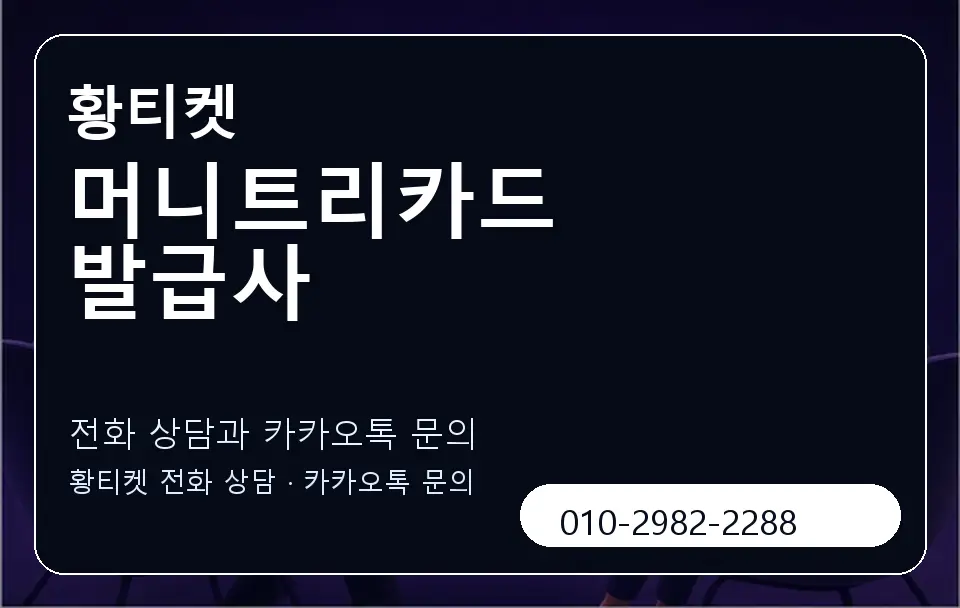 머니트리카드 발급사 황티켓 캐러셀 1