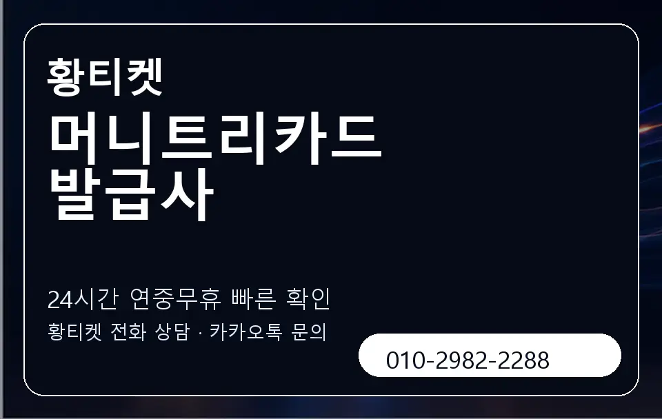 머니트리카드 발급사 황티켓 캐러셀 2