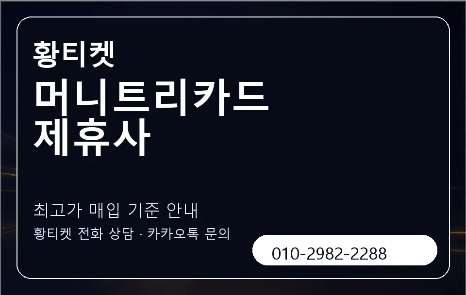 머니트리카드 제휴사 황티켓 캐러셀 3