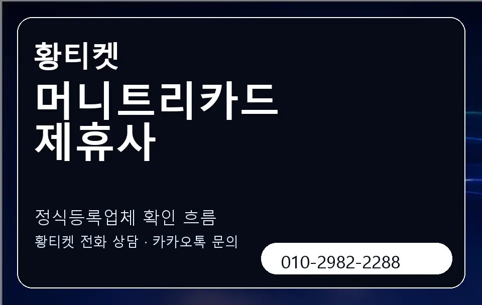 머니트리카드 제휴사 황티켓 캐러셀 4