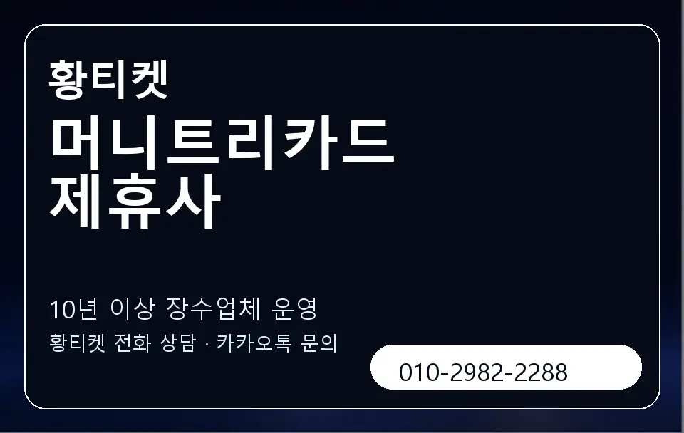 머니트리카드 제휴사 황티켓 캐러셀 5