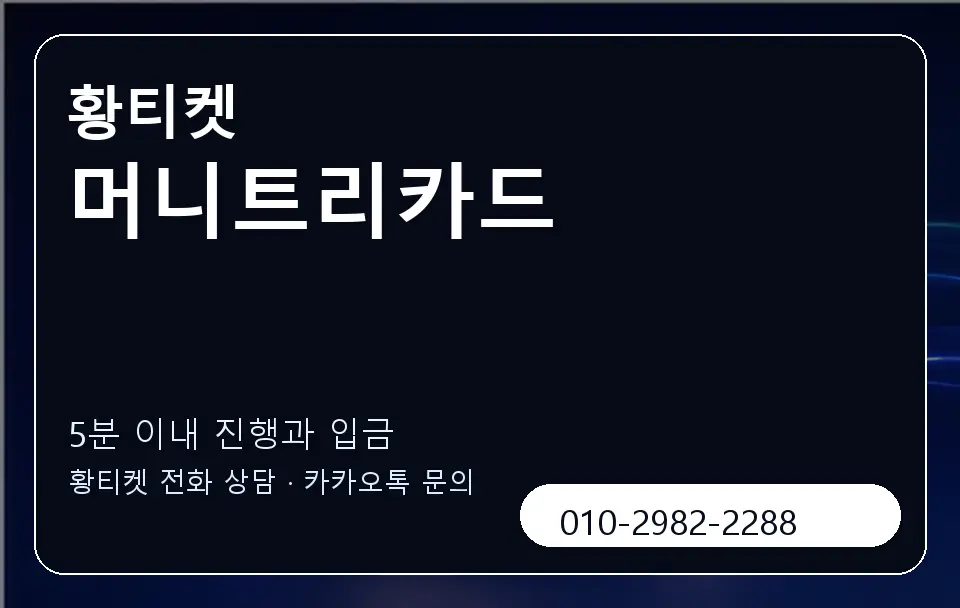 머니트리카드 황티켓 캐러셀 6